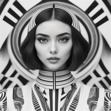 Premium Free Ai Images Cute Girl Model Retro Futurist Of High Fashion