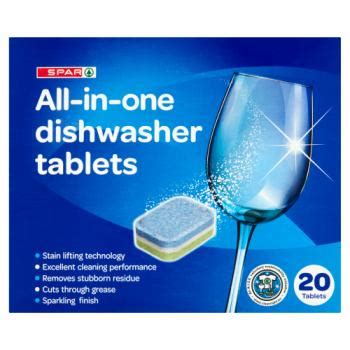 SPAR 20 All In One Dishwasher Tablets 360g From EUROGARAGES MATRIX