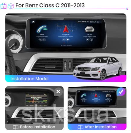 Junsun 4G Android магнитола для Mercedes Benz C Class 3 W204 S204 2006 ...