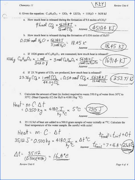 Chemistry Density Problems Worksheet Answer Key