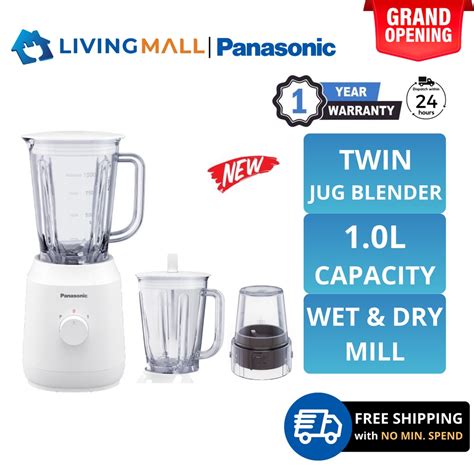 Panasonic Mx Ex Lightweight Twin Jug Blender L Mx Ex Wsk