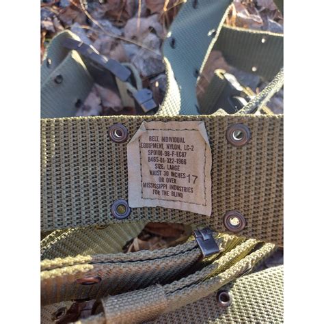 Us Army Pistol Belt Lc 2 Alice System Free Shipping Milsurpreview