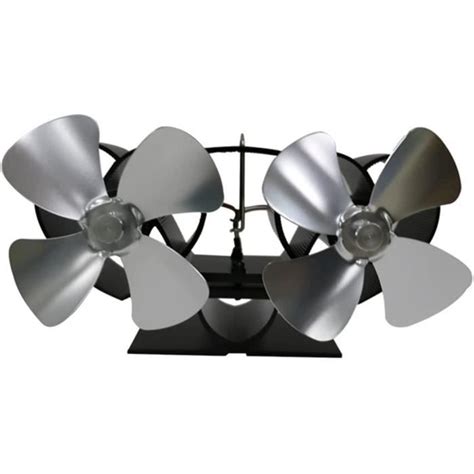 AJW Chauffage poêle Ventilateur cheminée Ventilateur à Faible Bruit 8