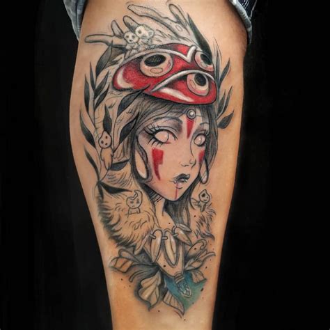 70+ Amazing Princess Mononoke Tattoo Designs You Need To See!