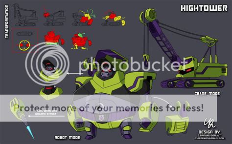 2D Artwork: - Transformers Animated HIGHTOWER | TFW2005 - The 2005 Boards