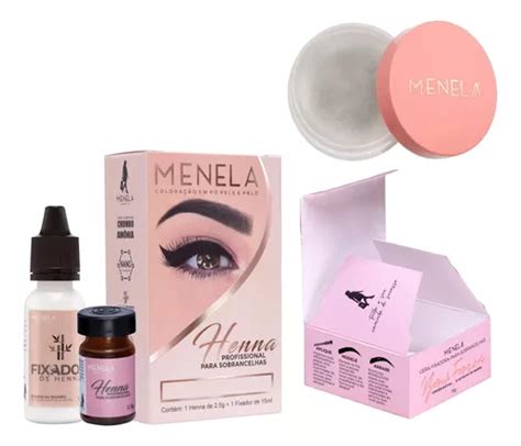 Gel de cera Henna Menela para cejas y fijación profesional color