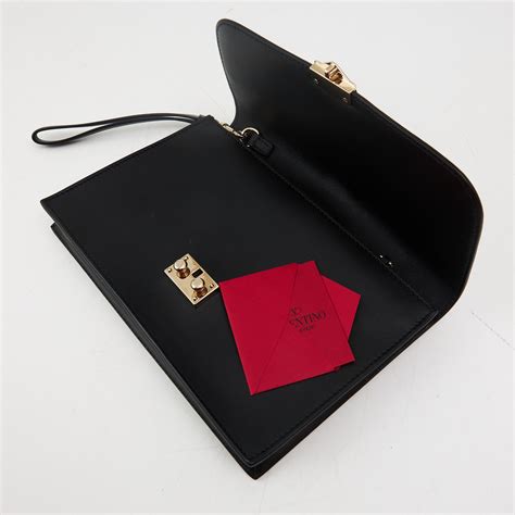 Bilder F R Valentino Glam Lock Medium Clutch Med