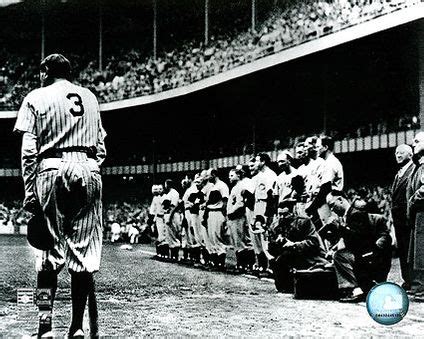 Babe Ruth Farewell NY Yankees Baseball Photo Print For Sale