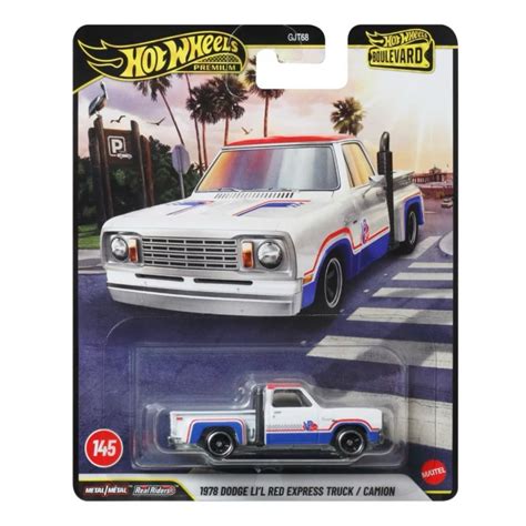 Hot Wheels 1978 Dodge Li L Red Express Truck Boulevard Playmaniac