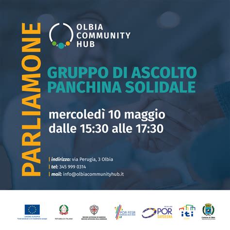 Olbia Community HubGruppo Ascolto Panchina Solidale Olbia Community Hub