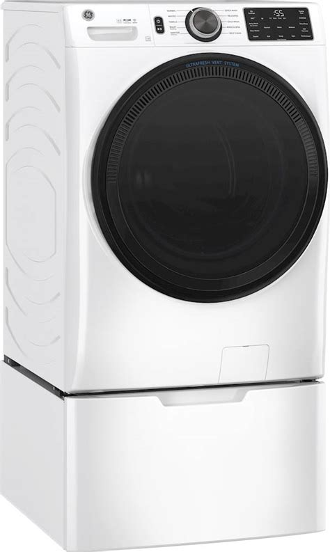 GE Washer/Dryer Laundry Pedestal with Storage Drawer White GFP1528SNWW ...