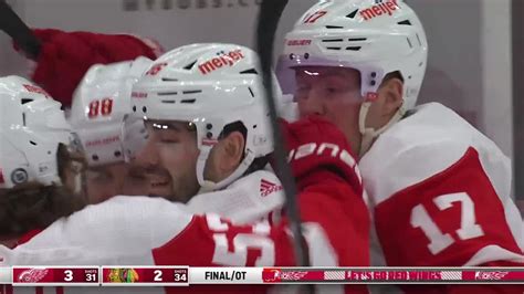 Det Chi Kane Scores Goal Against Petr Mrazek Detroit Red Wings