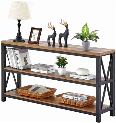 Amazon BON AUGURE Console Tables For Entryway Industrial Sofa