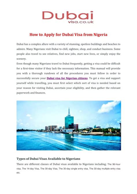 Ppt How To Apply For Dubai Visa From Nigeria Powerpoint Presentation Id11868204