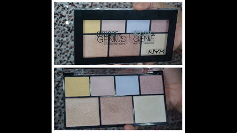 Nyx Strobe Of Genius Illuminating Palette Youtube