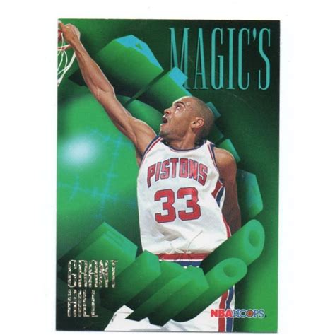 Nba 199495 Hoops Magics All Rookies Ar 3 Grant Hill Pistons