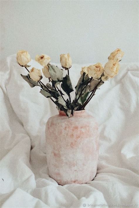 Терракотовая ваза ваби саби для сухоцветов в интернет-магазине на ...