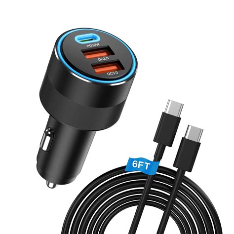 S Ultra Usb C Fast Car Charger Port W Car Charger Pd Dual Qc