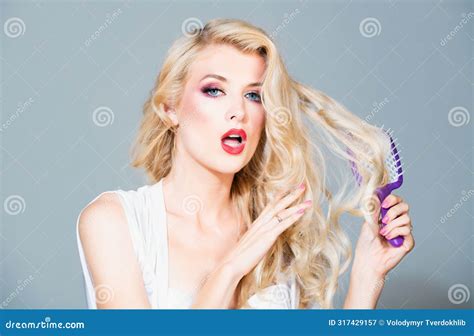 Sensual Blonde Woman Portrait Woman Face For Beauty Salon Portrait Of Pretty Girl With Natural