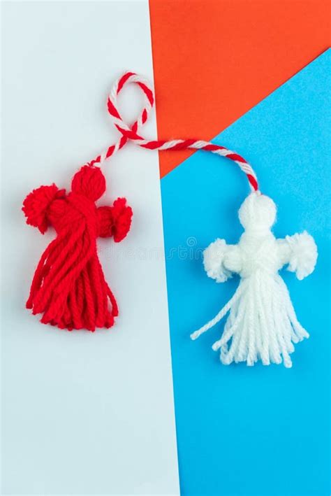 Traditional Martisor Symbol Of Holiday March Martenitsa Baba