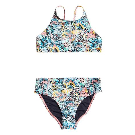 Roxy Marine Bloom Crop Bikini Dressinn