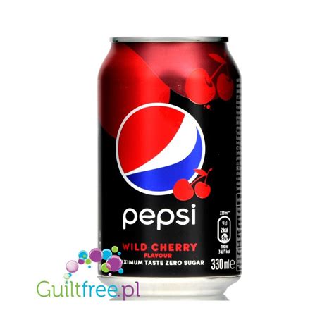 Pepsi Max Cherry 330ml - GUILTFREE.PL