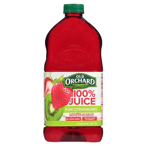 Old Orchard Kiwi Strawberry Juice Fl Oz Bottle Fruit