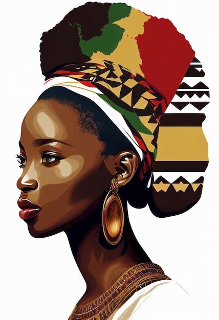 Premium Photo African People Colorful Illustration Africa Day Concept