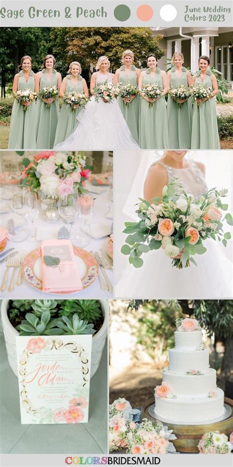 8 Popular June Wedding Color Palettes For 2023 June Wedding Colors