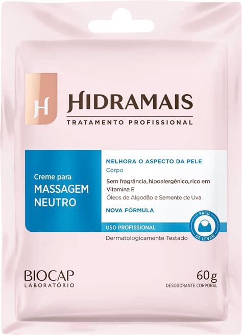 Creme Para Massagem Hidramais Neutro Beleza Na Web