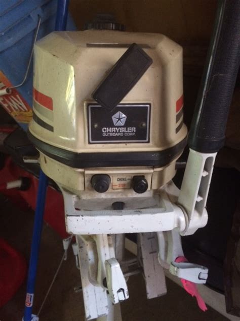 Old Marine Engine Chrysler Outboard Corp