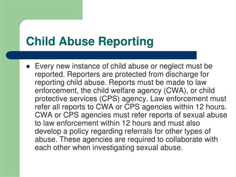 Ppt Mandated Abuse Reporting For Children And Adults Powerpoint