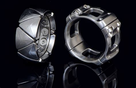 Cnc Machined Titanium Jewelry And Accessories For Men