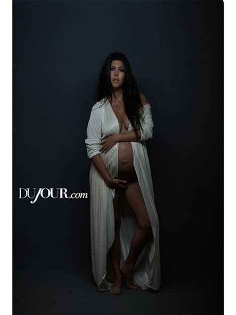 Take That Kim Kourtney Kardashian Nearly Naked And Pregnant