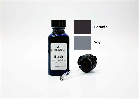 Black - Liquid Candle Dye 1 oz with dropper