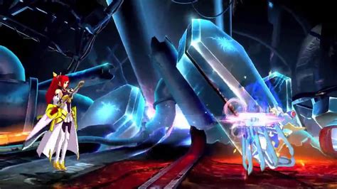 Blazblue Chrono Phantasma Izayoi Gameplay Trailer YouTube