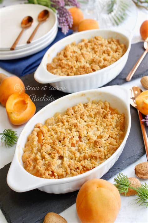 Crumble Aux Abricots Facile Et Rapide G Teau Et Cuisine Rachida