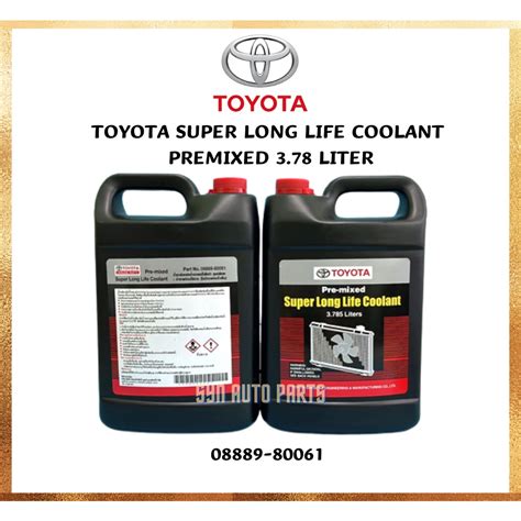 Original Toyota Coolant Super Long Life Coolant Pre Mixed