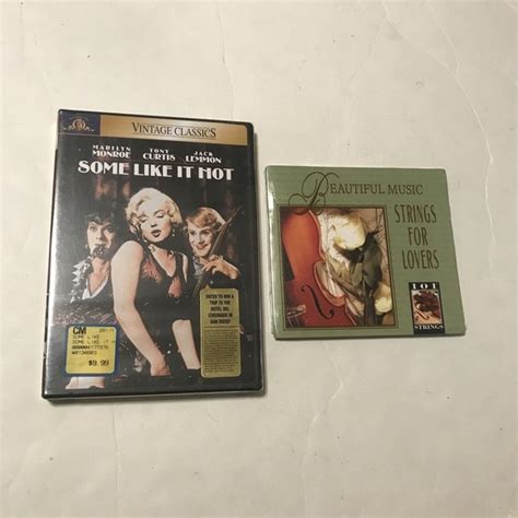 Media Some Like It Hot Movie Dvd With Marilyn Monroe And Music Cd Sealed New 3813 Poshmark