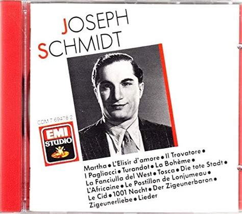 JOSEPH SCHMIDT SINGS Opera Operetta Arias By JOSEPH SCHMIDT Amazon Co