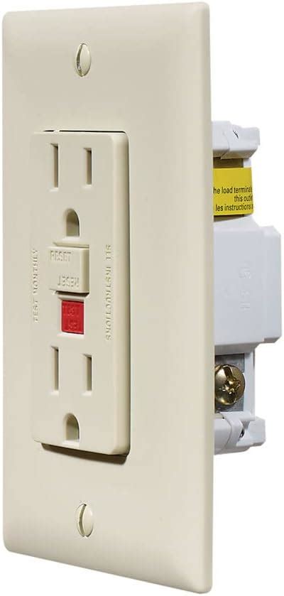 Rv Designer Dual Gfci Outlet With Cover Plate Ivory