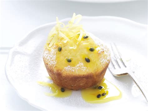 Lemon Cakes With Passionfruit Syrup Women S Weekly Food