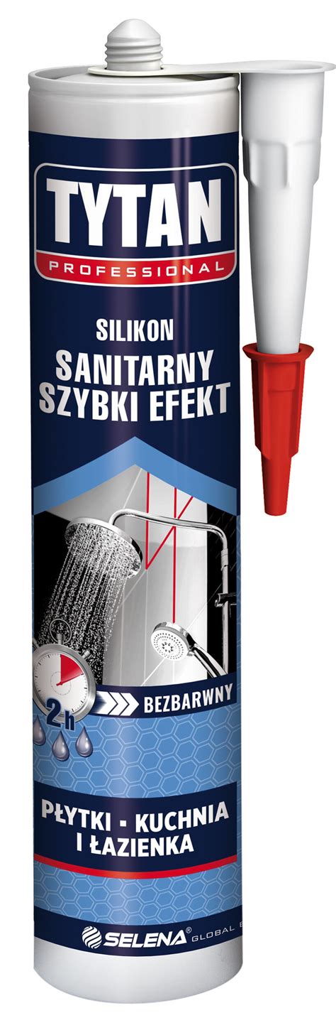 Silikon Sanitarny Szybki Efekt Ml Bezbarwny Tytan Professional