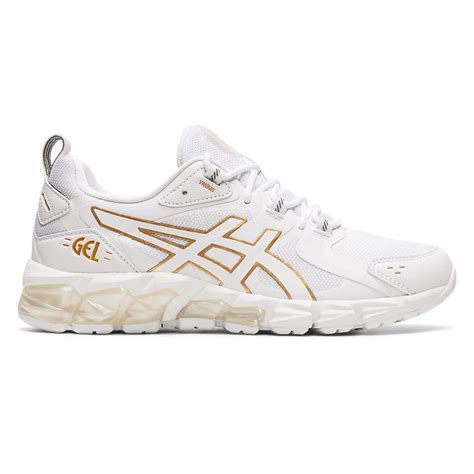 Womens Asics Gel Quantum 180 6 White Pure Gold Rayslocker