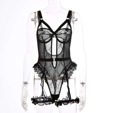 Wholesale Wholesale Cute Sexy Lace Teddy Lingerie Set Best Sexy Lingerie Supplier