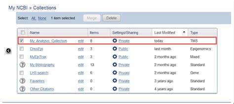 NCBI Track Sets FAQ