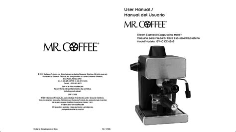 ⚡🚘 Mr Coffee Espresso Machine Manual ⭐ - Jan07 timberlandboatsonline