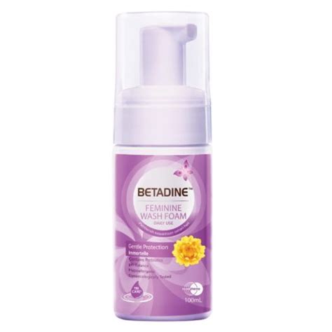 Nhg Pharmacy Online Betadine Feminine Gentle Protection Wash Foam 100ml