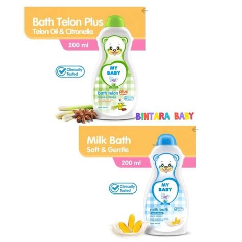 Jual My Baby Milk Bath 200ml Sabun Bayi Cair With Telon Sweet Floral