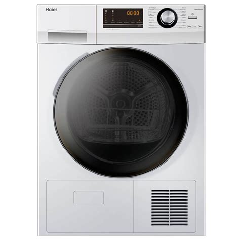 Haier Sèche linge pompe à chaleur avec condenseur 60cm 9kg a blanc